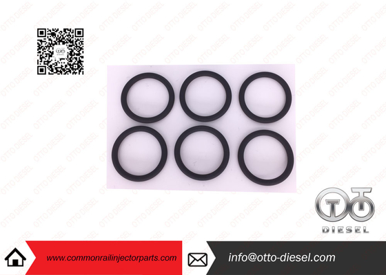 DENSO 1020 Injector black Seal O-Ring Common Rail Injector Parts 6 pieces